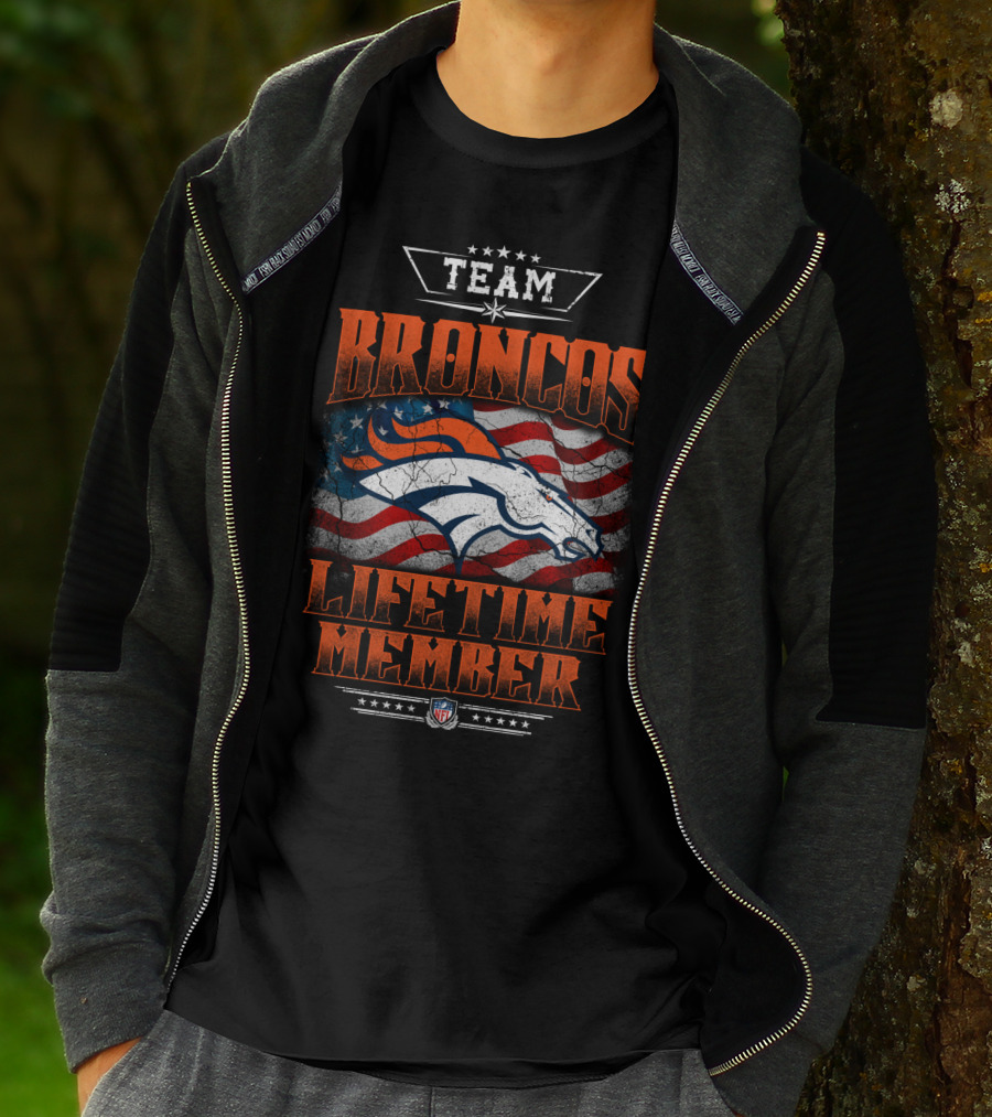 Team Broncos Lifetime Member Nfl T-Shirt