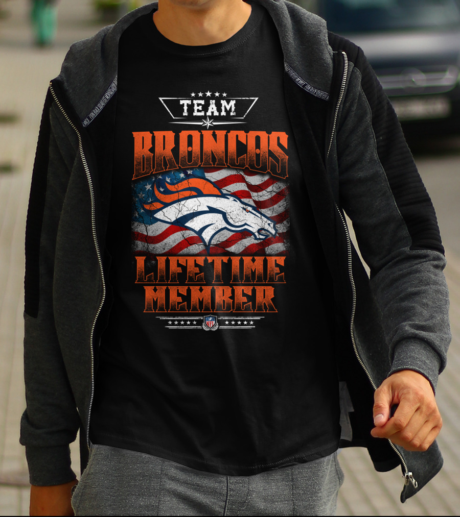 Team Broncos Lifetime Member Nfl T-Shirt