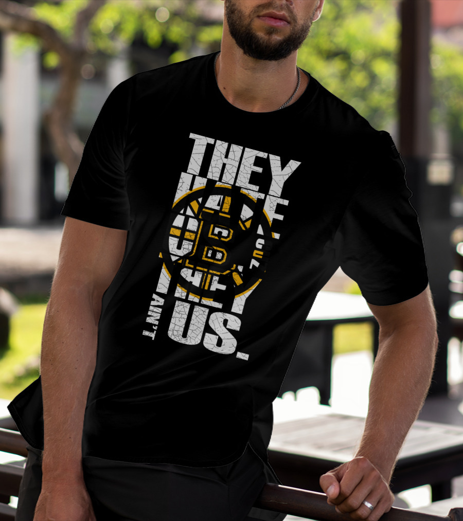They Hate Us Boston Bruins They Ain't Us T-Shirt