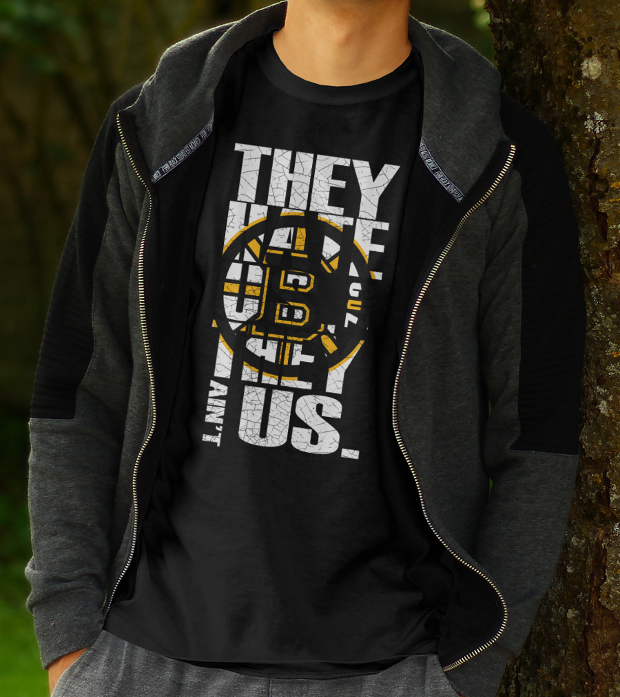 They Hate Us Boston Bruins They Ain't Us T-Shirt
