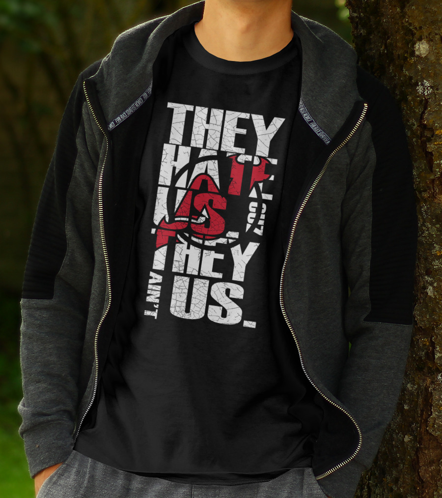 They Hate Us They Aint Us New Jersey Devils T-Shirt