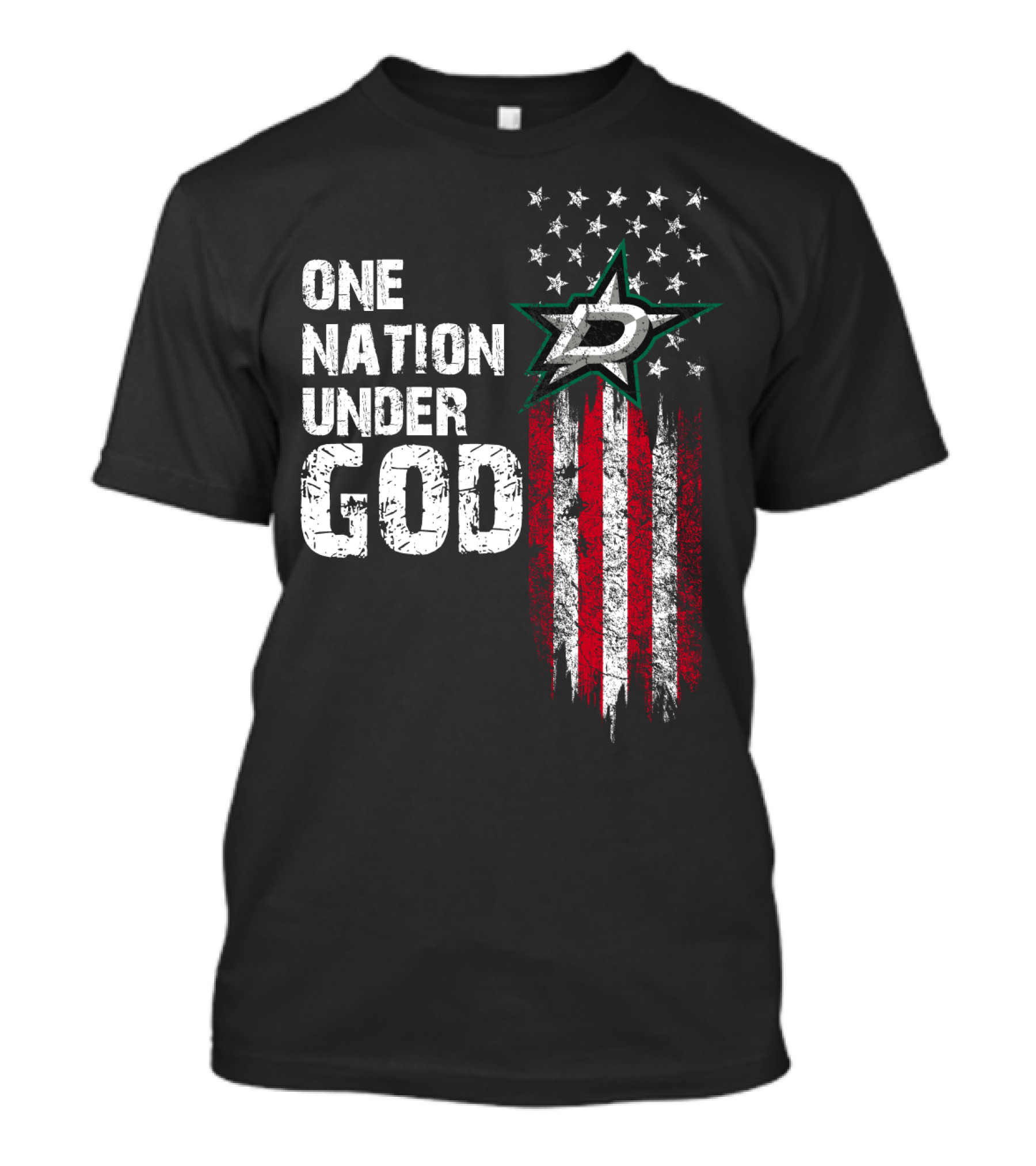 One Nation Under God Dallas Stars T-Shirt