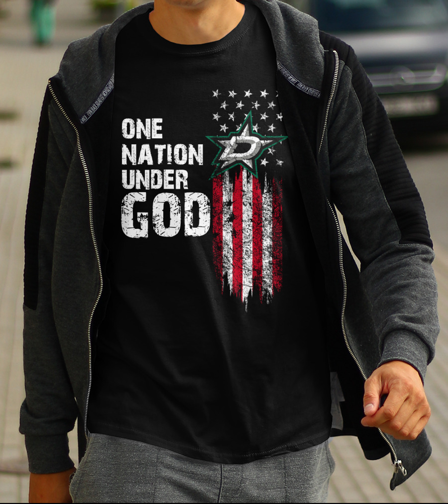 One Nation Under God Dallas Stars T-Shirt