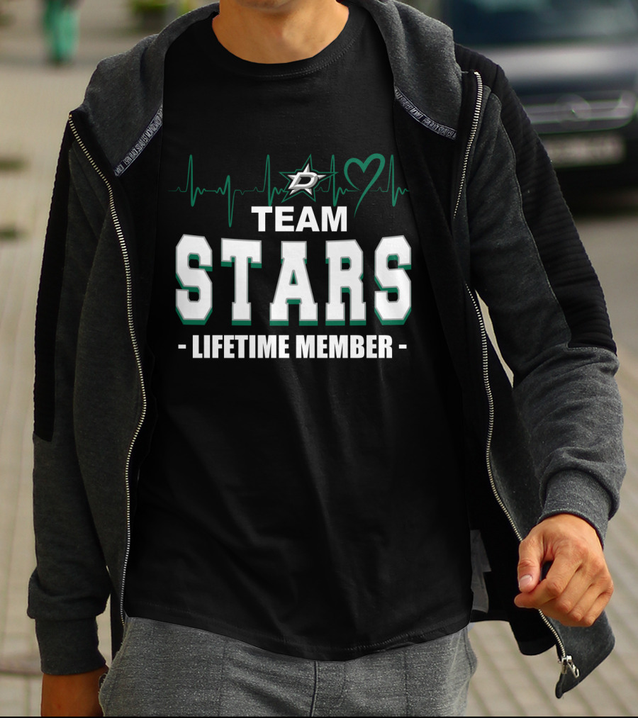 Team Stars Lifetime Member Dallas Stars T-Shirt