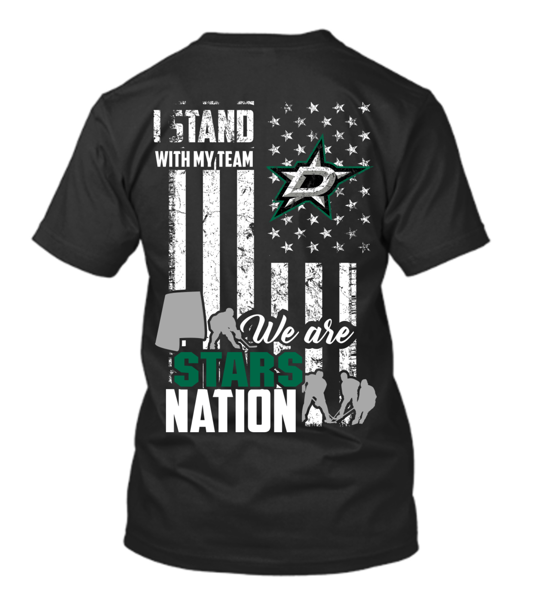 I Stand With My Team We Are Dallas Stars Nation T-Shirt