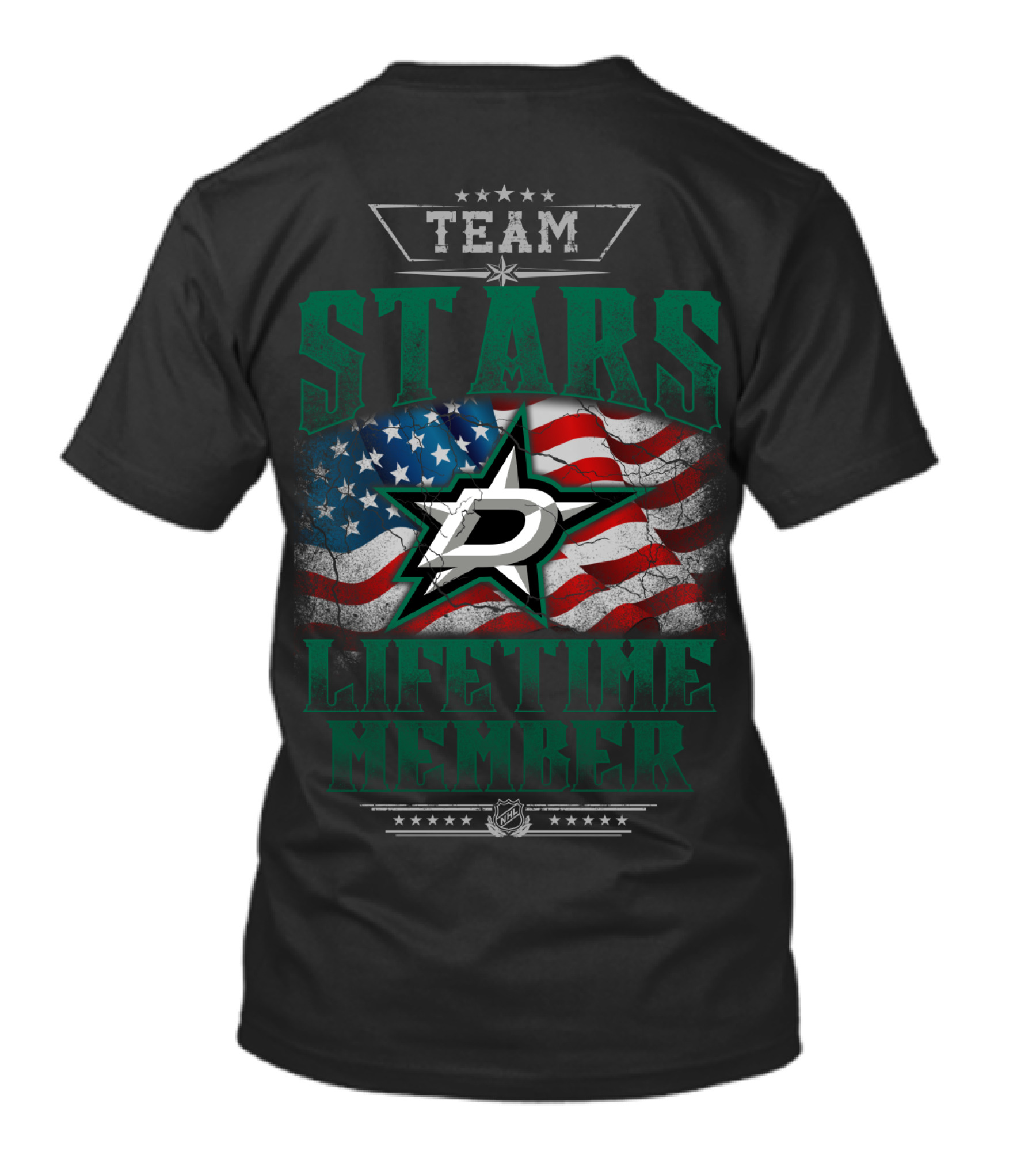 Team Dallas Stars Lifetime Member T-Shirt