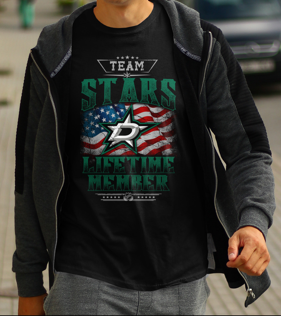 Team Dallas Stars Lifetime Member T-Shirt