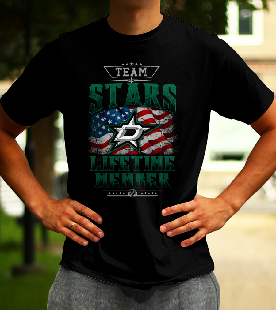 Team Dallas Stars Lifetime Member T-Shirt