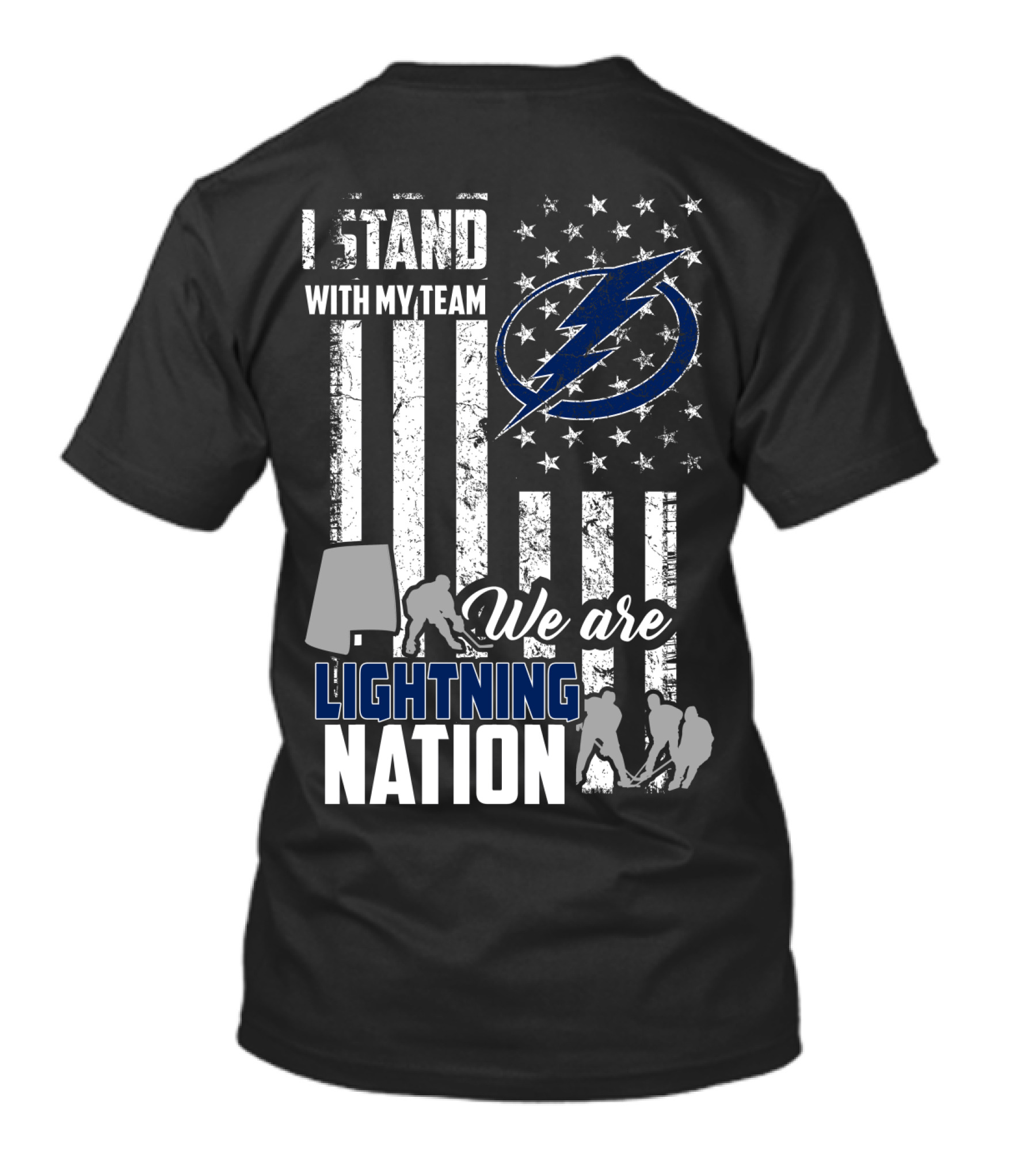 I Stand With My Team We Are Lightning Nation Tampa Bay Lightning T-Shirt