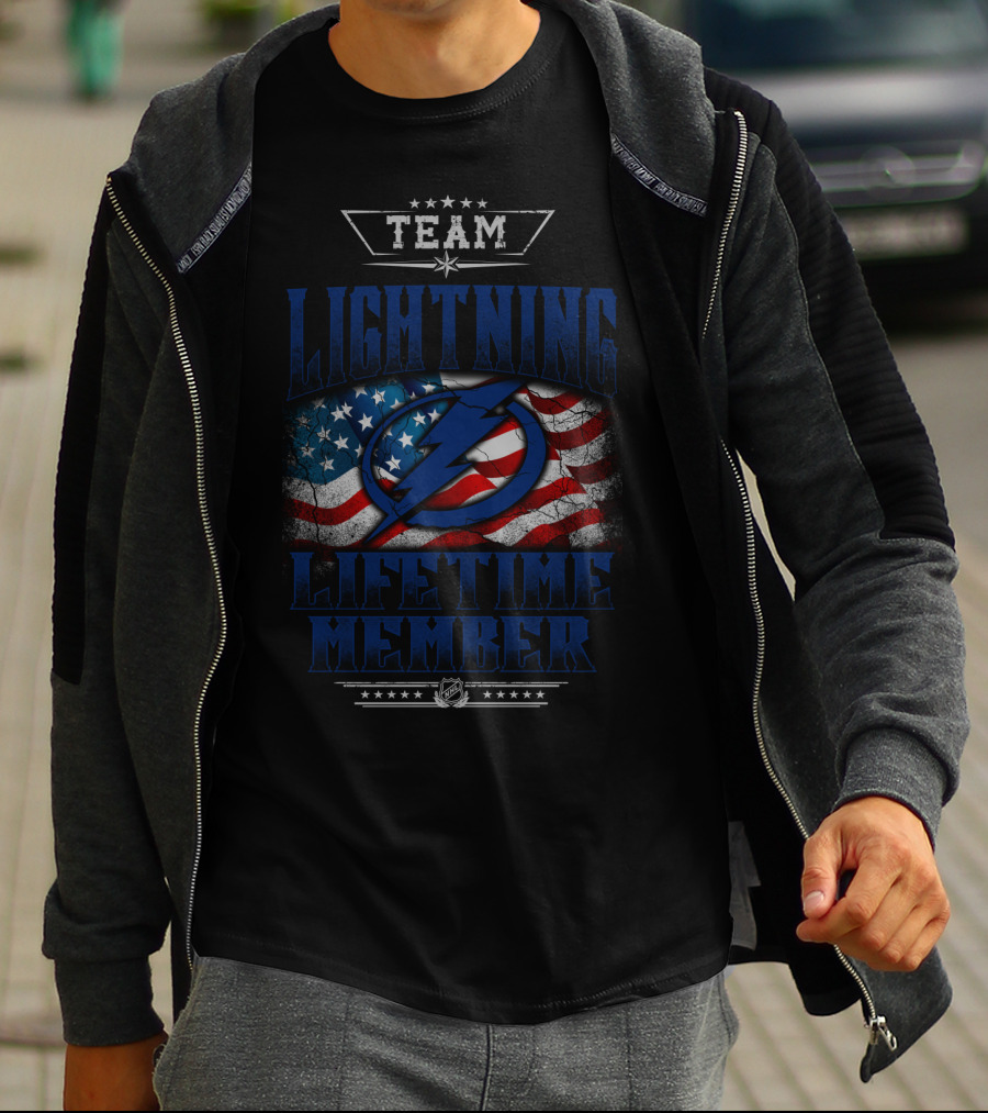 Team Tampa Bay Lightning Lifetime Member T-Shirt