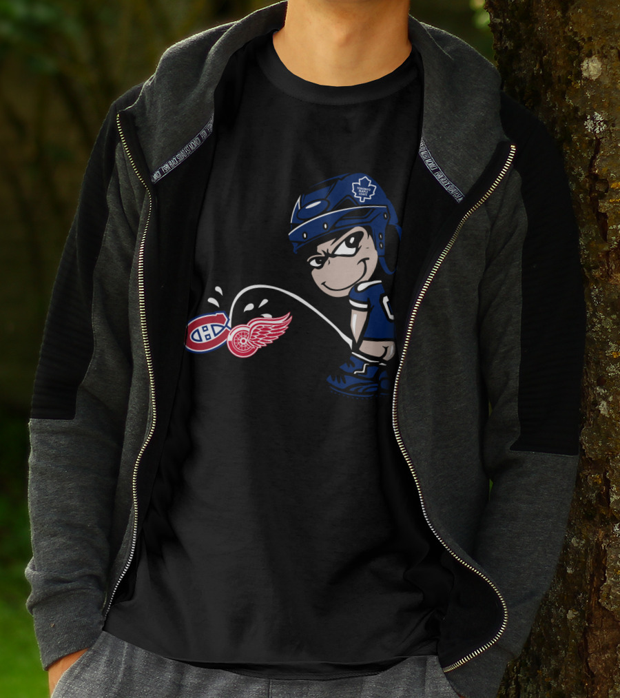 Toronto Maple Leafs Rivalry Detroit Red Wings Hockey T-Shirt