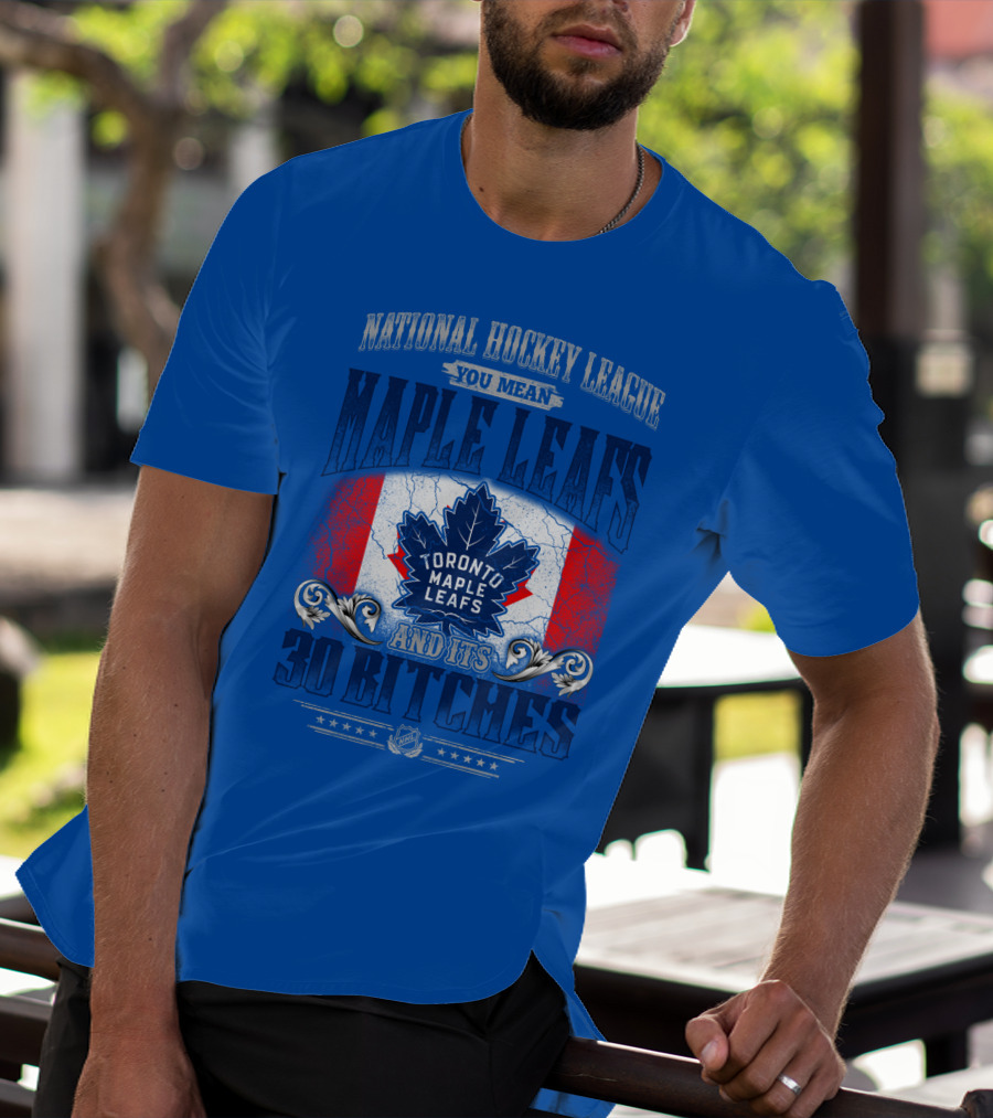 National Hockey League You Mean Toronto Maple Leafs And Its 30 Bitches T-Shirt
