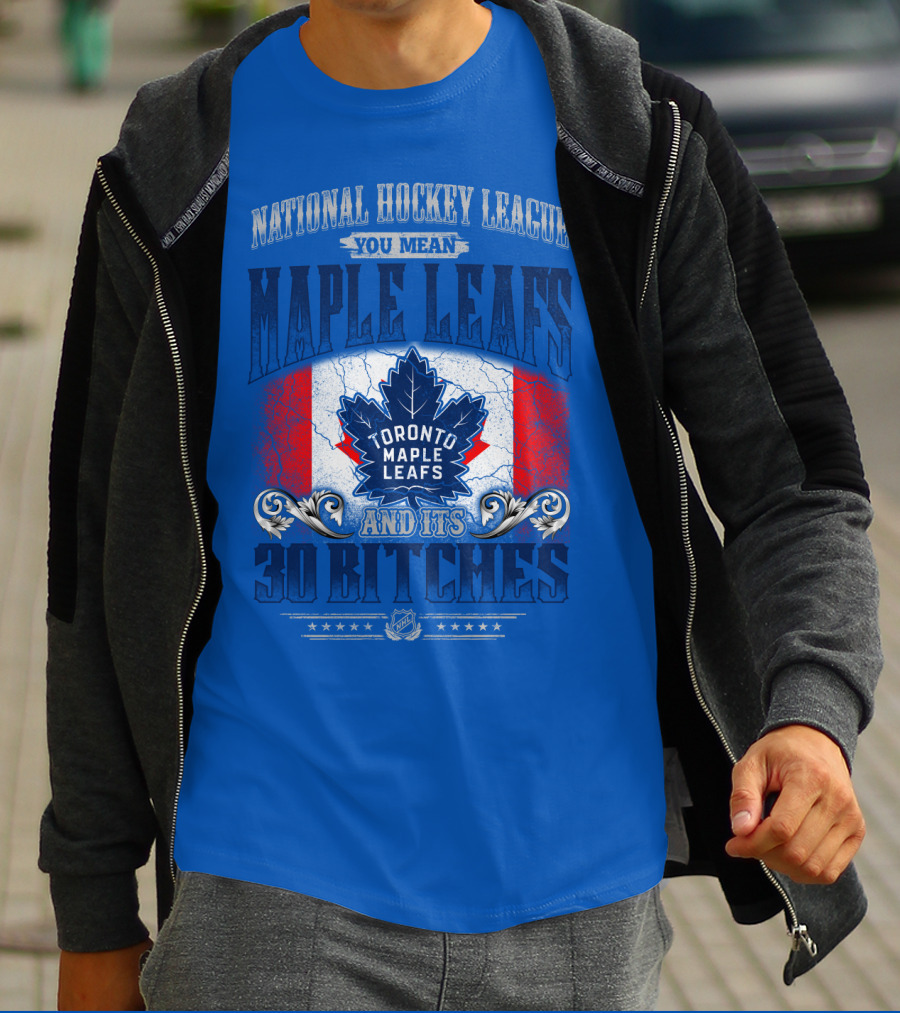National Hockey League You Mean Toronto Maple Leafs And Its 30 Bitches T-Shirt