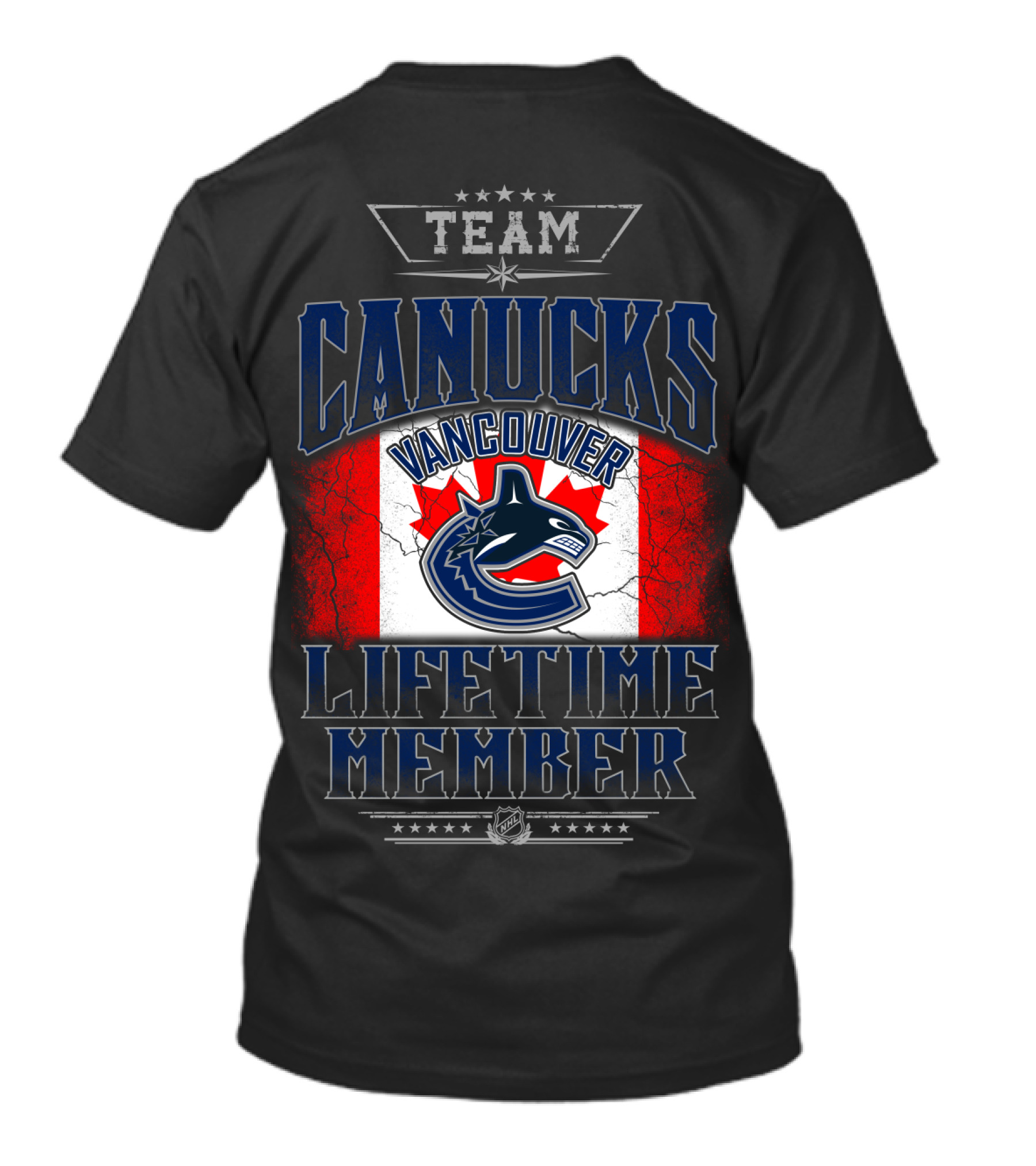 Team Canucks Vancouver Lifetime Member T-Shirt