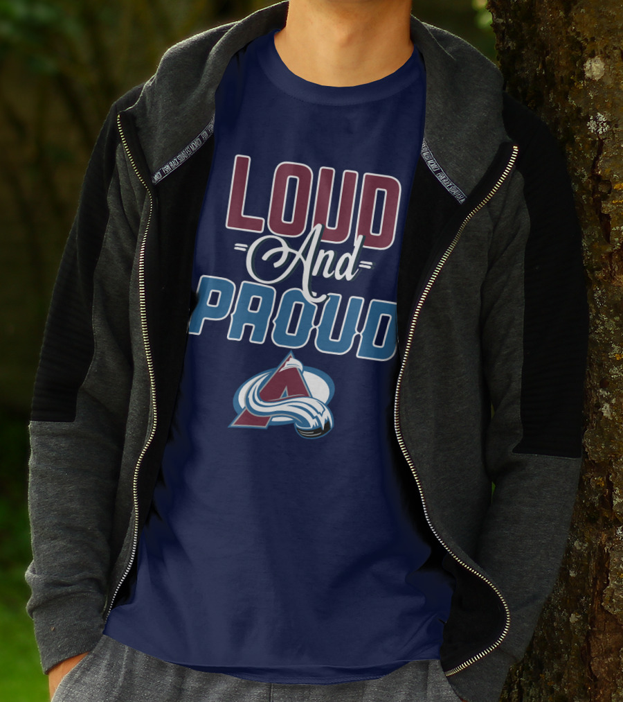 Lou D And Proud Colorado Avalanche T-Shirt