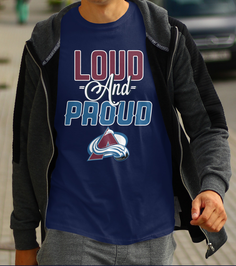 Lou D And Proud Colorado Avalanche T-Shirt