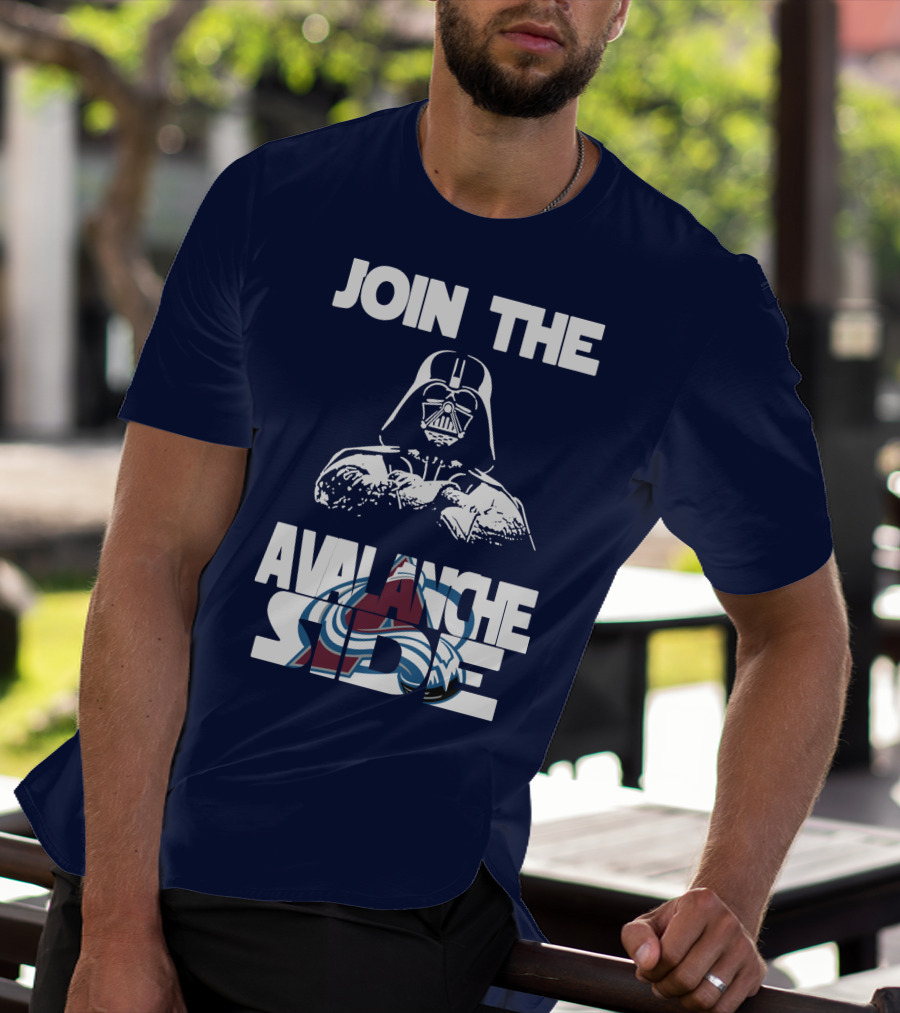 Join The Avalanche Side Star Wars Colorado Avalanche T-Shirt