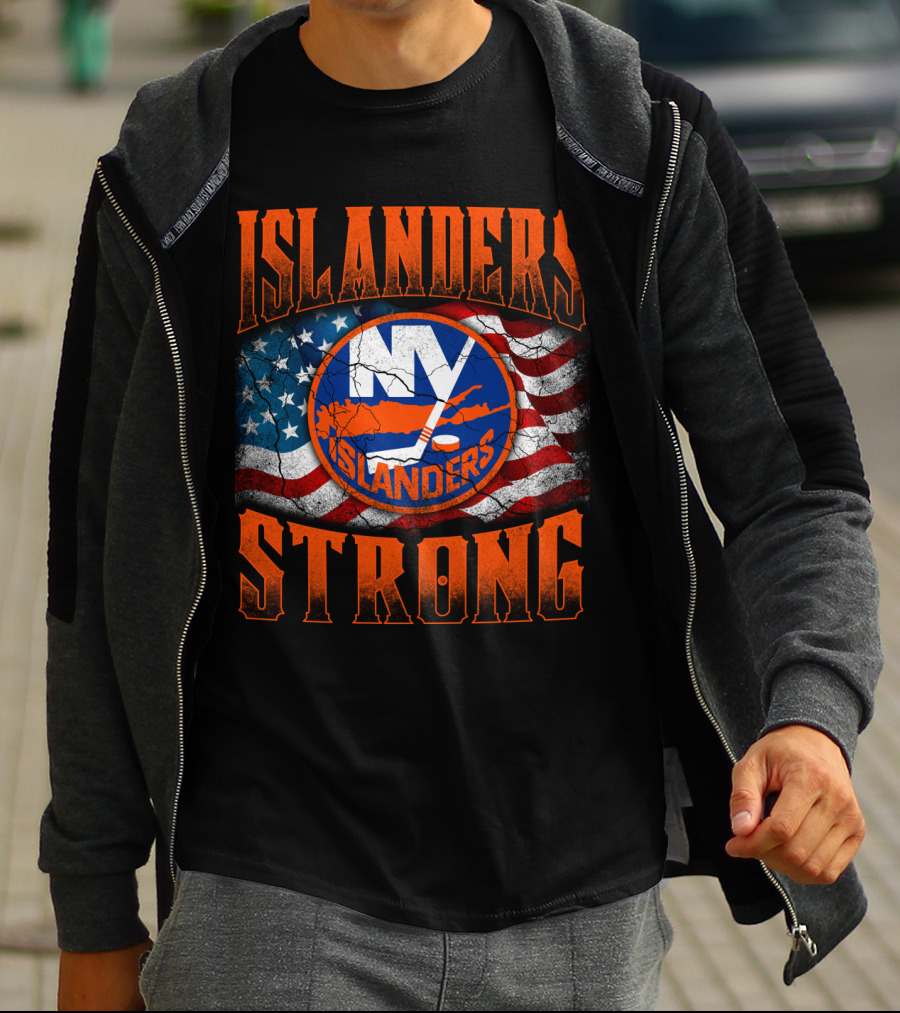 Islanders Strong Ny Islandersflag T-Shirt