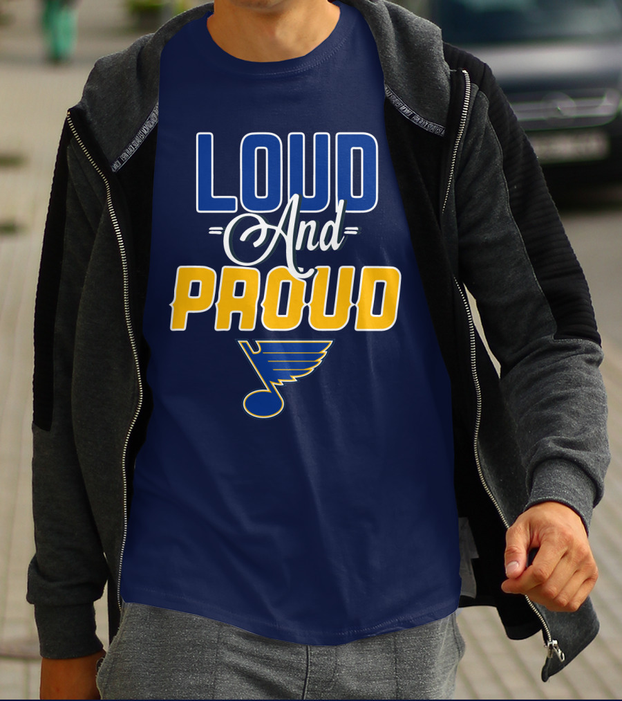 St. Louis Blues Loud And Proud T-Shirt