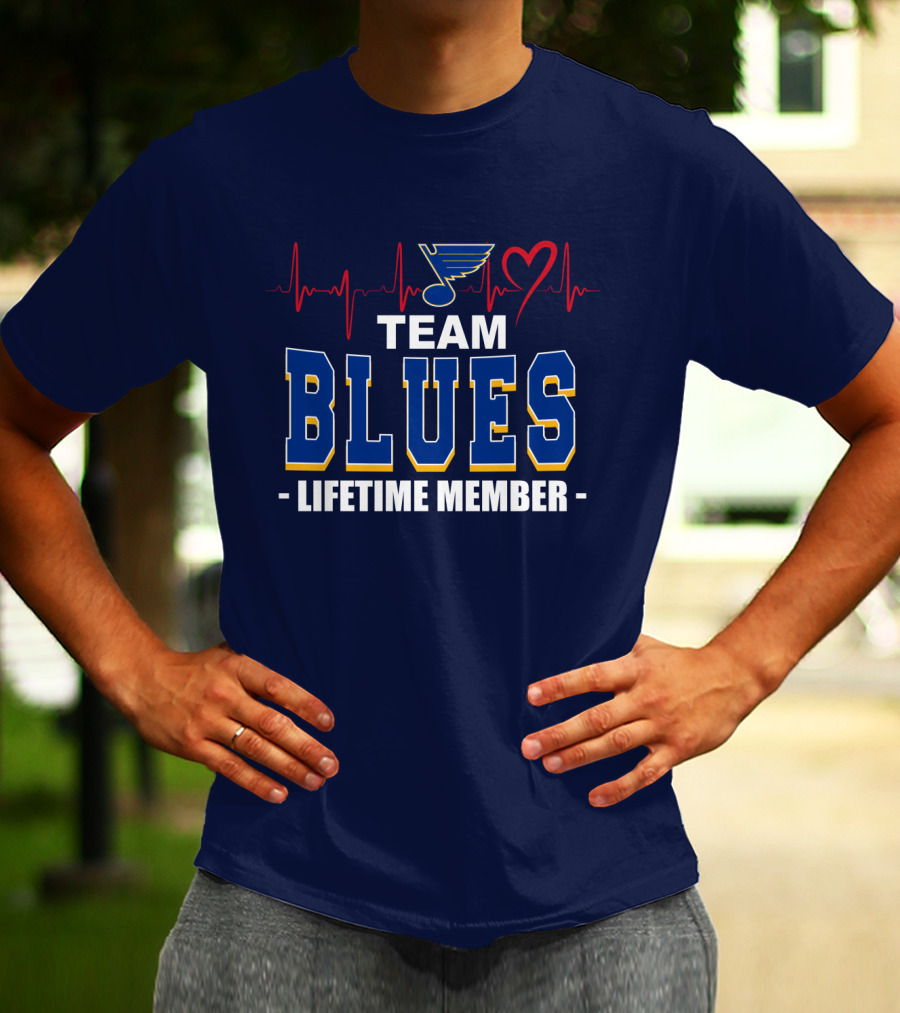 Team Blues Lifetime Member St. Louis Blues T-Shirt