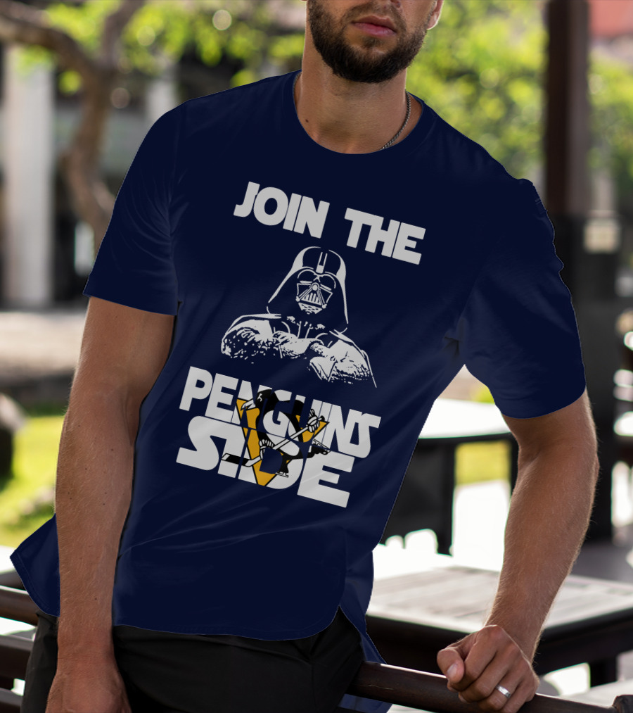 Join The Penguins Side T-Shirt