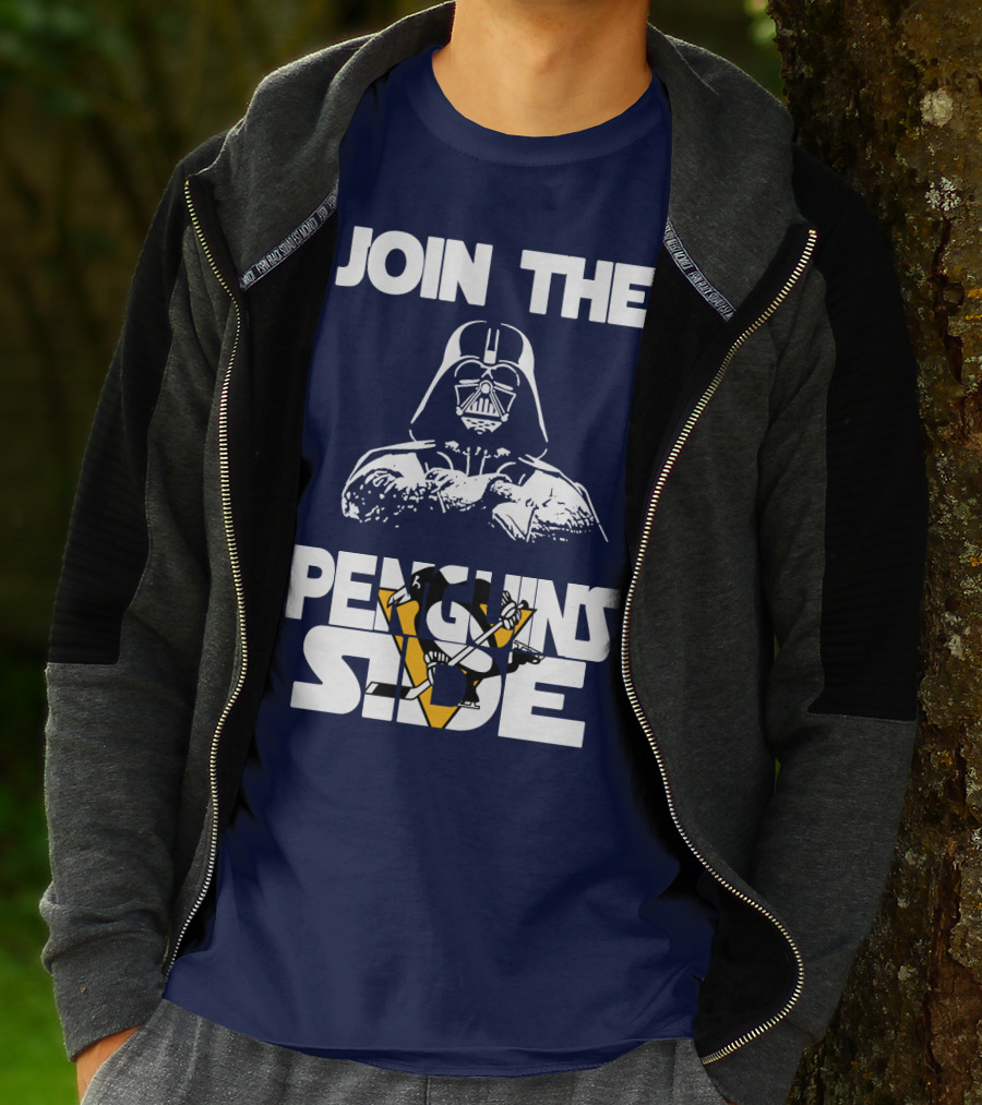 Join The Penguins Side T-Shirt