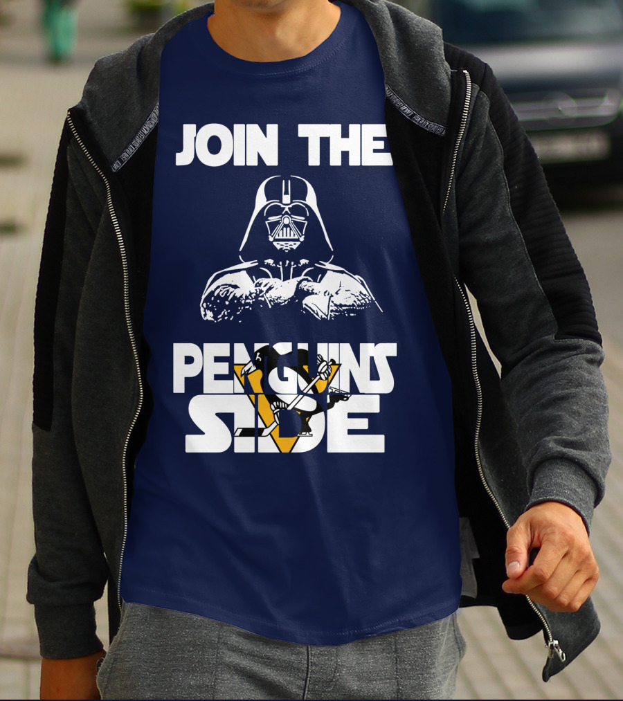 Join The Penguins Side T-Shirt