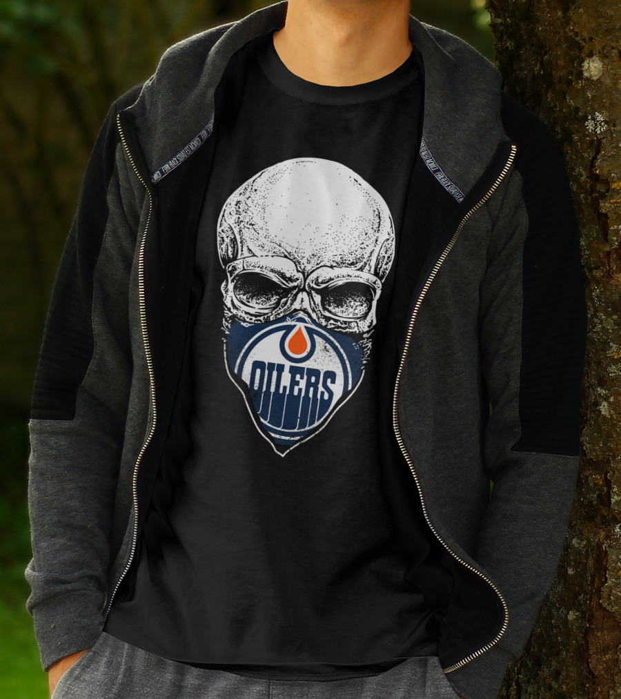 Edmonton Oilers Skull T-Shirt