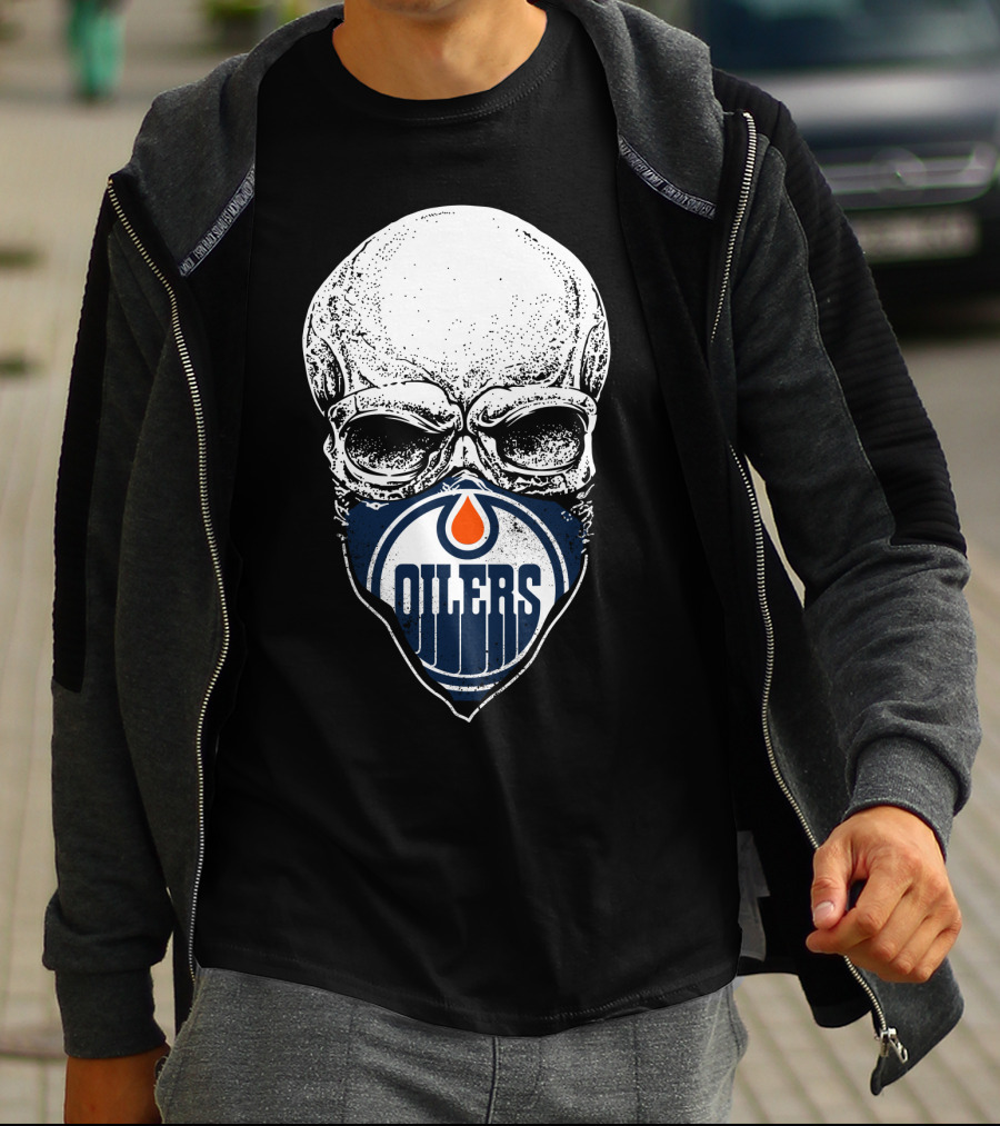 Edmonton Oilers Skull T-Shirt