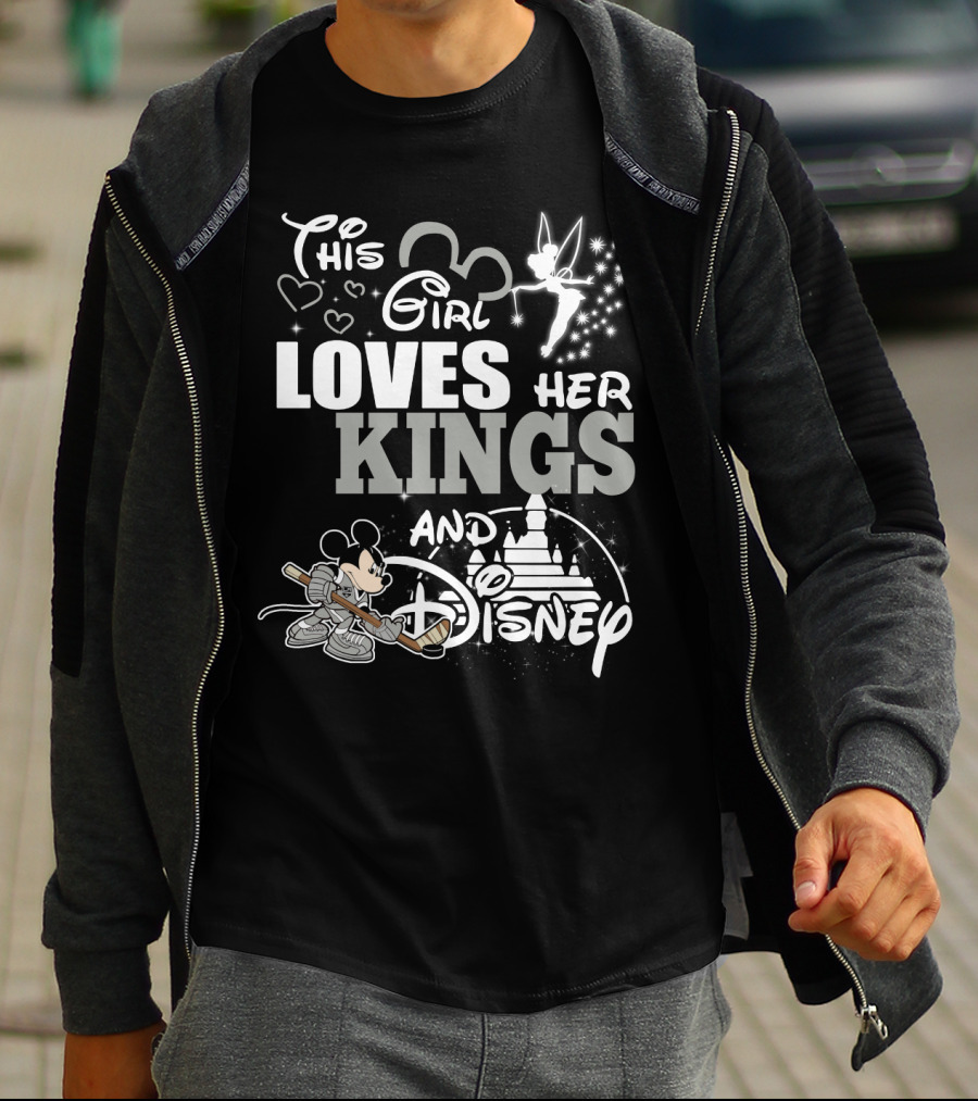 This Girl Loves Her Kings And Disney T-Shirt