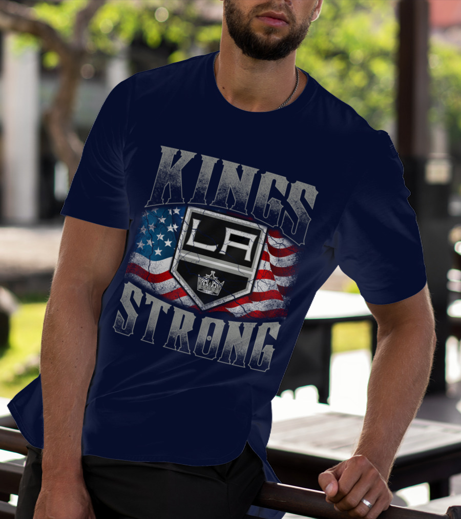 Kings Strong La American Flag T-Shirt