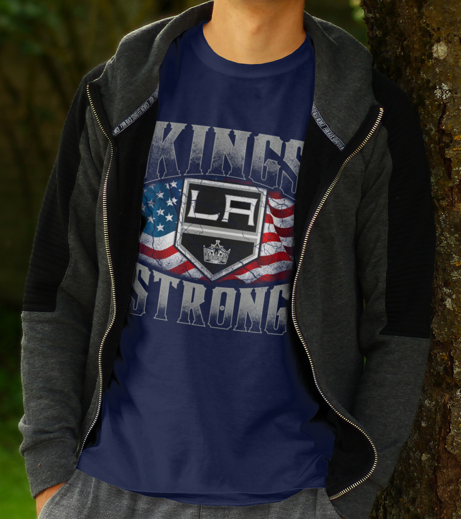 Kings Strong La American Flag T-Shirt