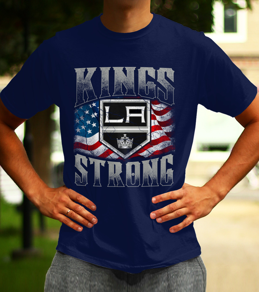 Kings Strong La American Flag T-Shirt