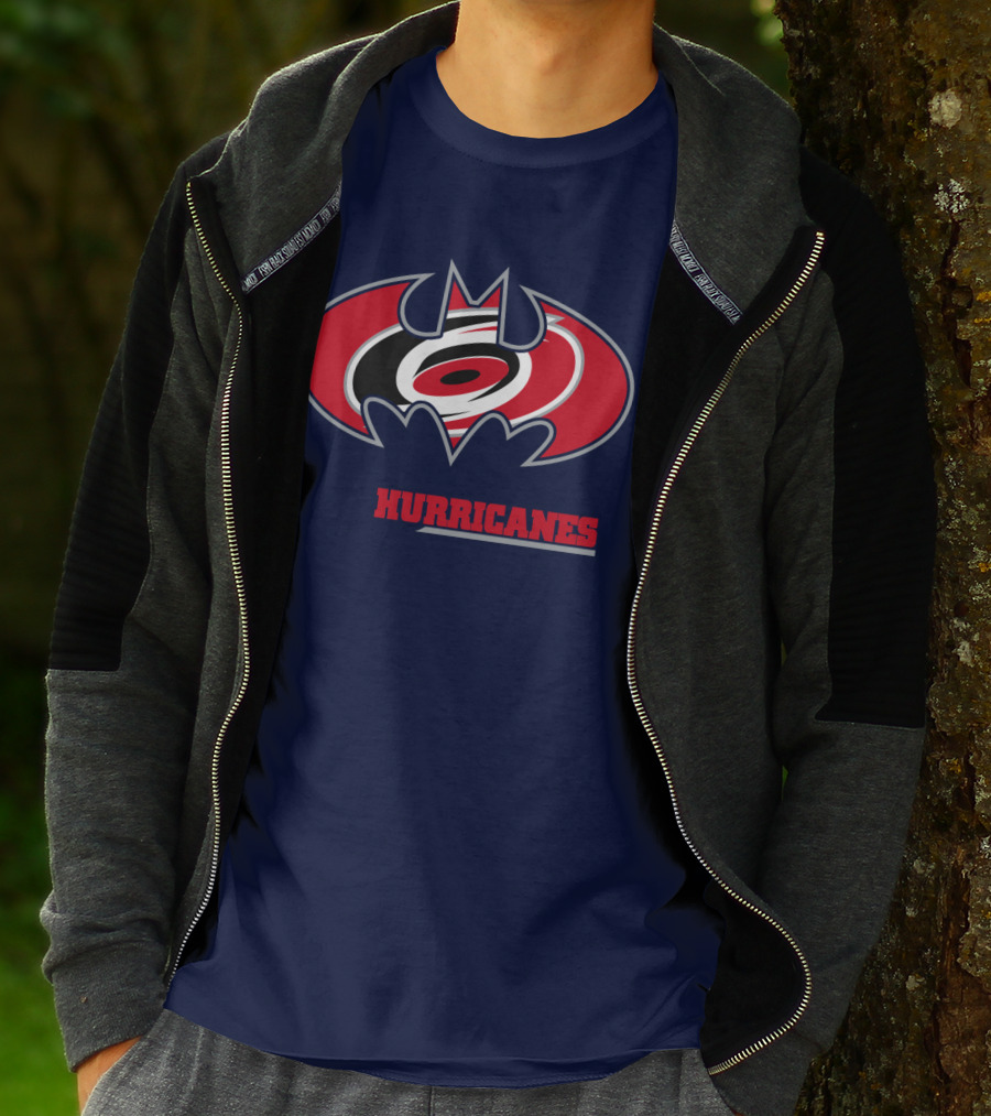 Carolina Hurricanes Batman Logo Hurricanes T-Shirt