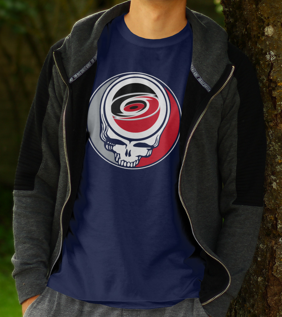 Carolina Hurricanes Grateful Dead Skull T-Shirt