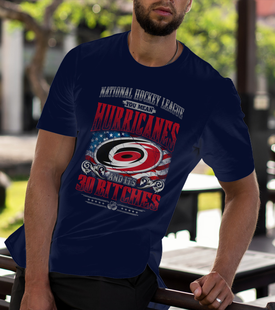 National Hockey League You Mean Hurricanes And Its 30 Bitches T-Shirt