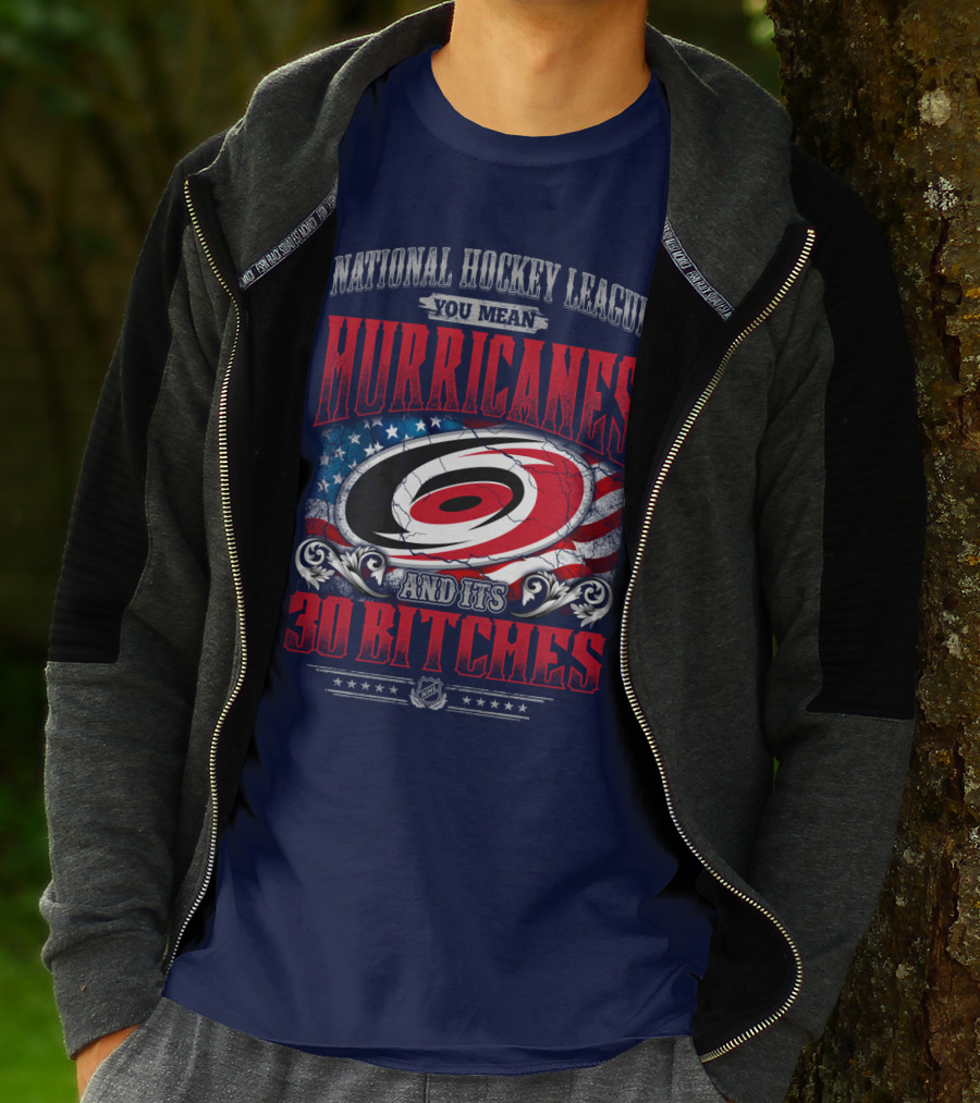 National Hockey League You Mean Hurricanes And Its 30 Bitches T-Shirt