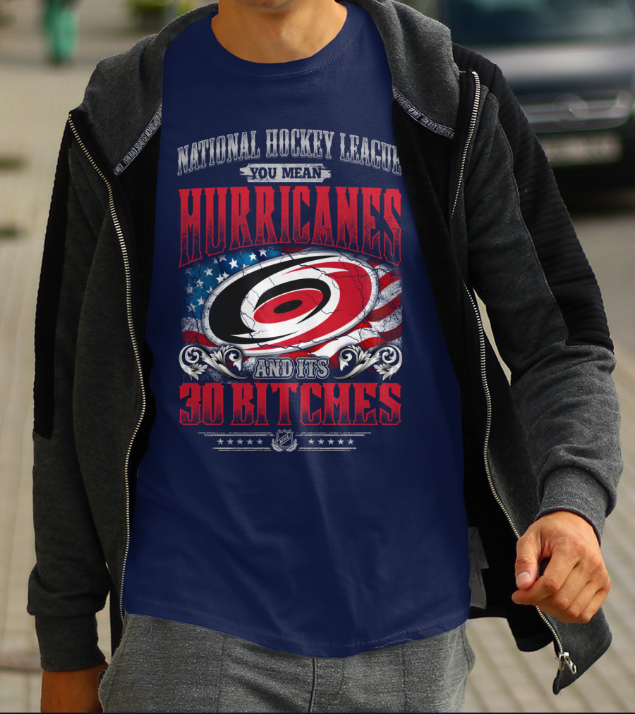 National Hockey League You Mean Hurricanes And Its 30 Bitches T-Shirt