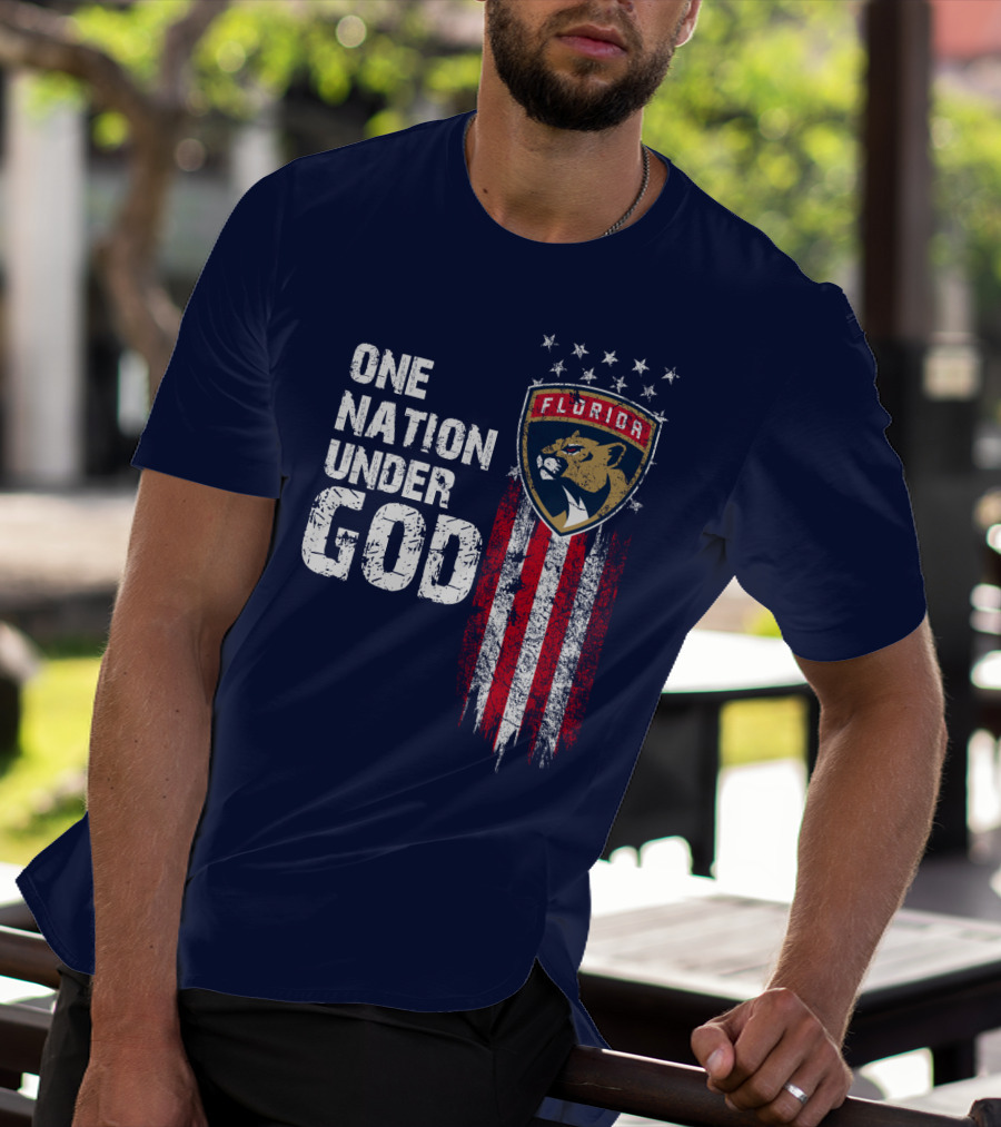 One Nation Under God Florida Panthers T-Shirt