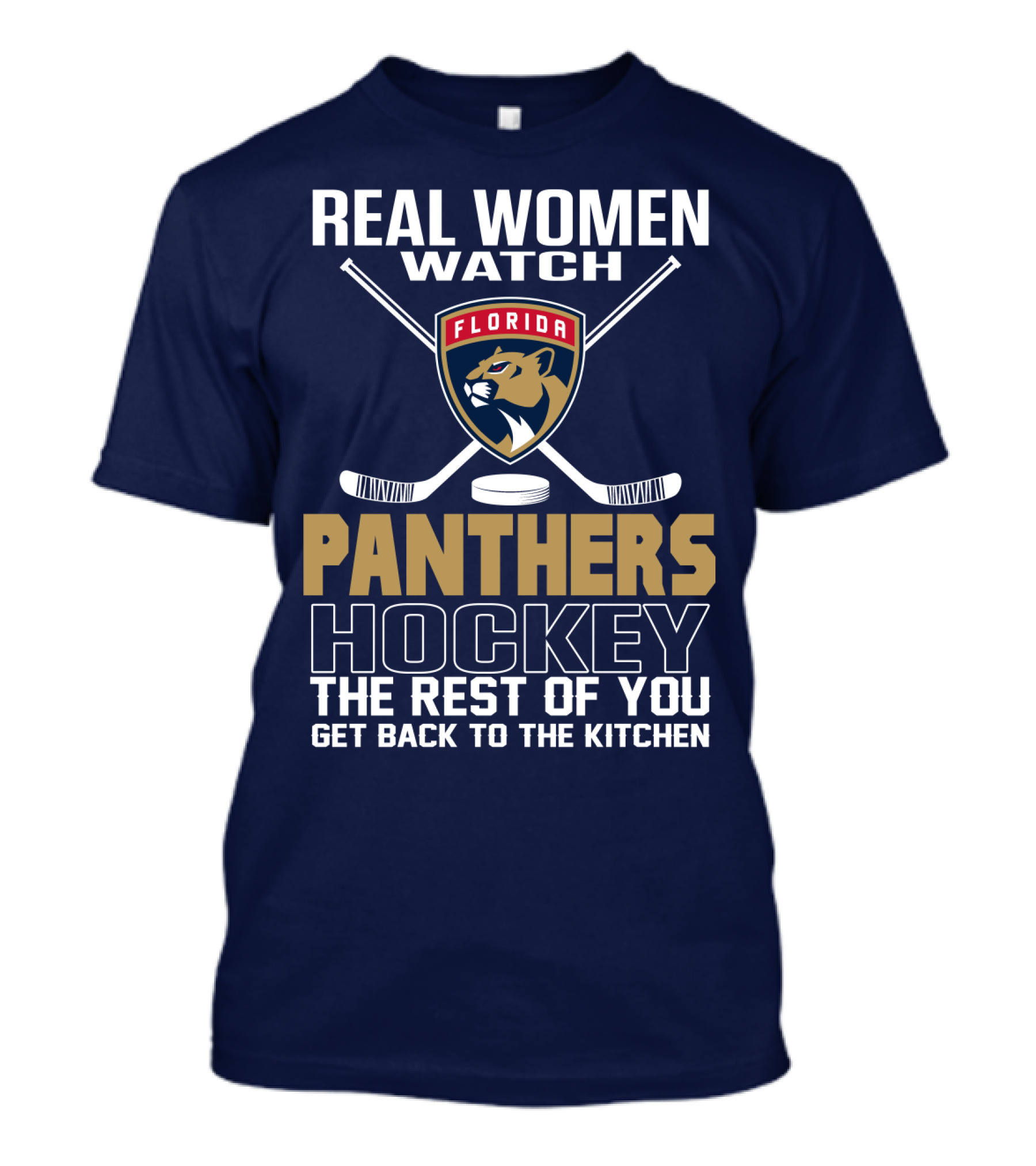 Real Women Watch Florida Panthers Hockey T-Shirt