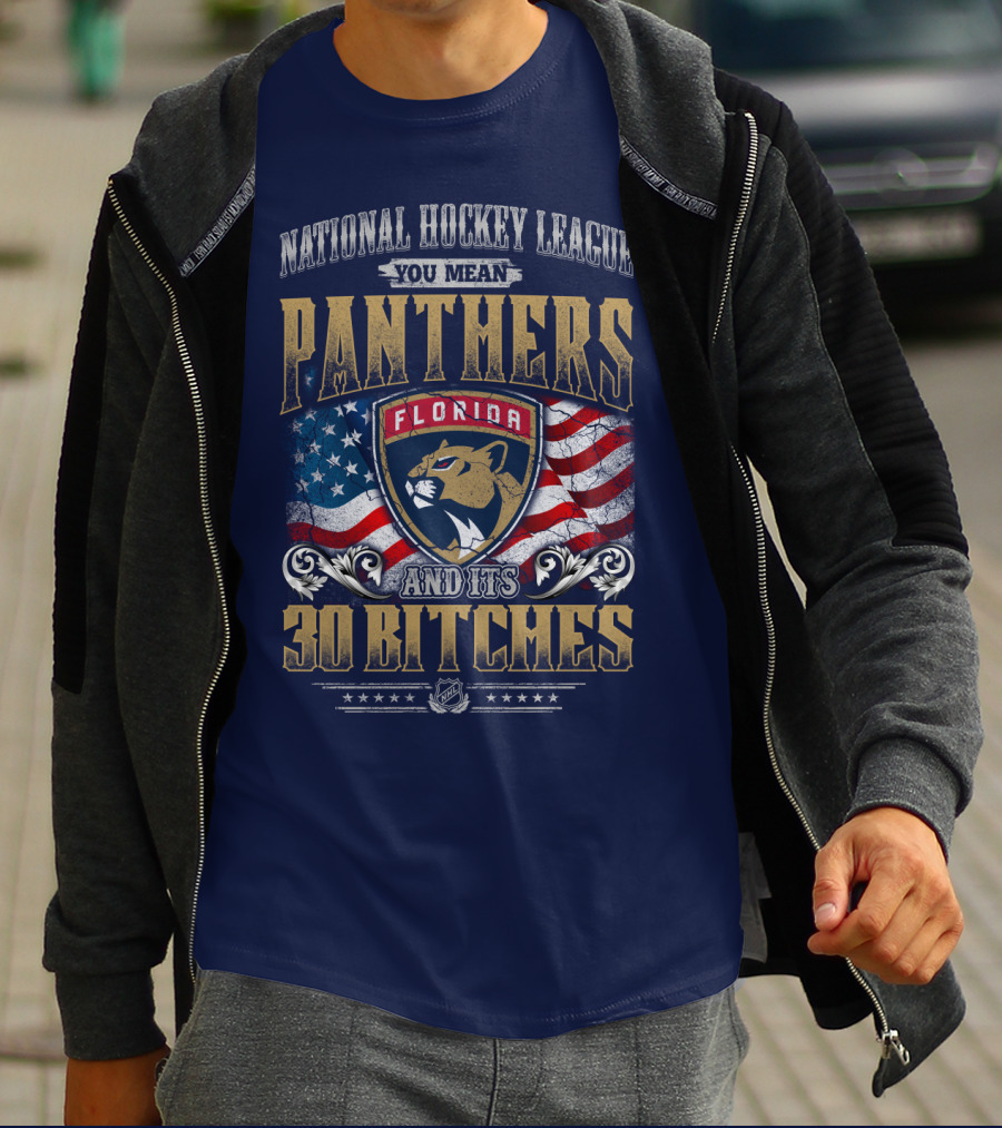 National Hockey League You Mean Florida Panthers And Its 30 Bitches T-Shirt