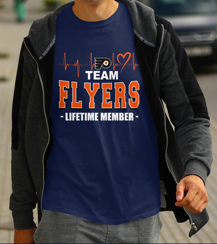 Team Flyers Philadelphia Lifetime Member T-Shirt