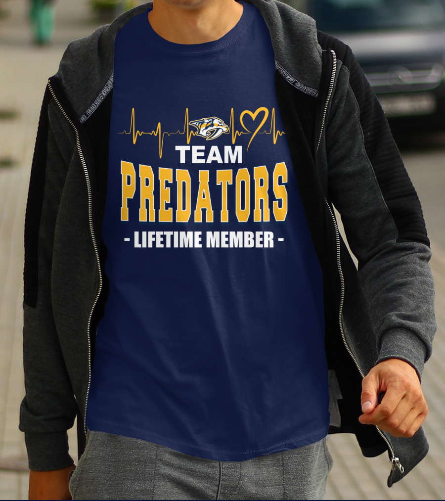 Team Predators Lifetime Member T-Shirt