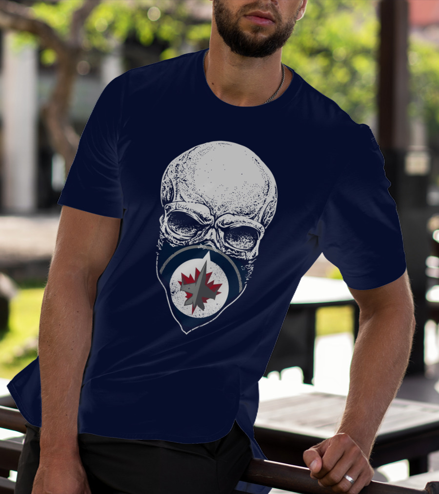 Winnipeg Jets Skull T-Shirt