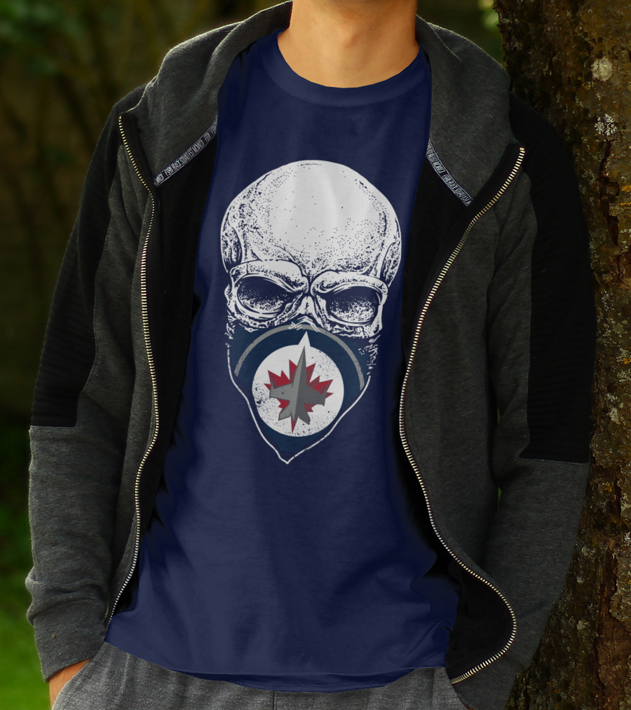 Winnipeg Jets Skull T-Shirt