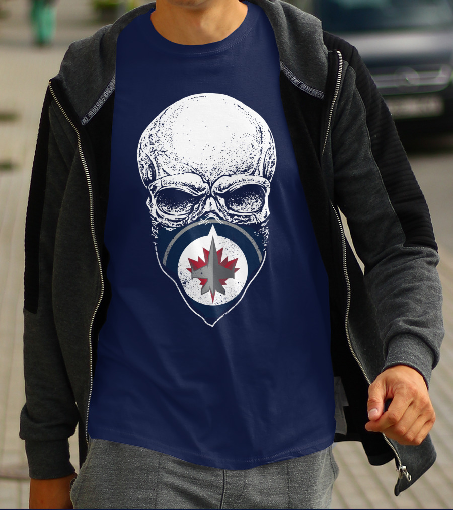 Winnipeg Jets Skull T-Shirt