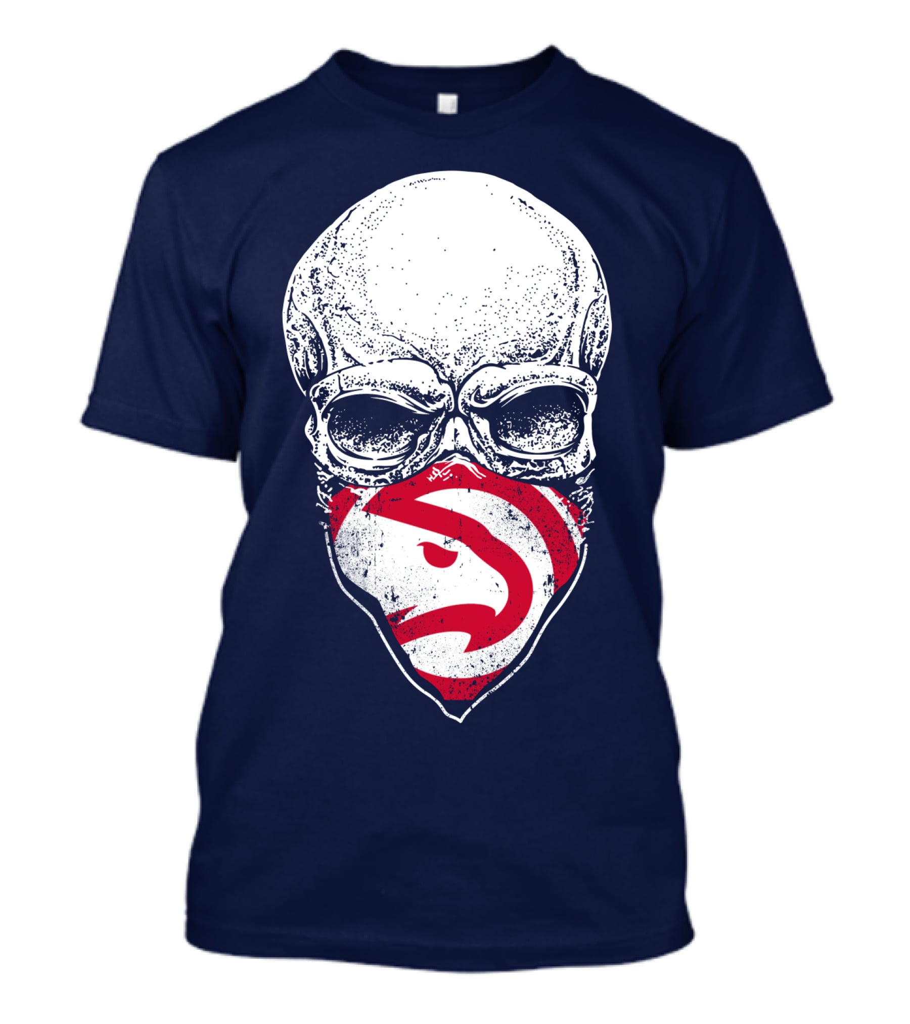 Atlanta Hawks Skull T-Shirt