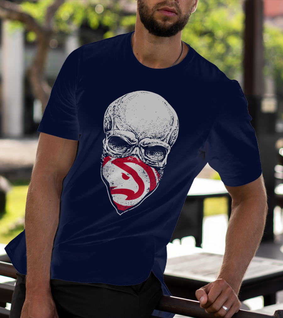 Atlanta Hawks Skull T-Shirt
