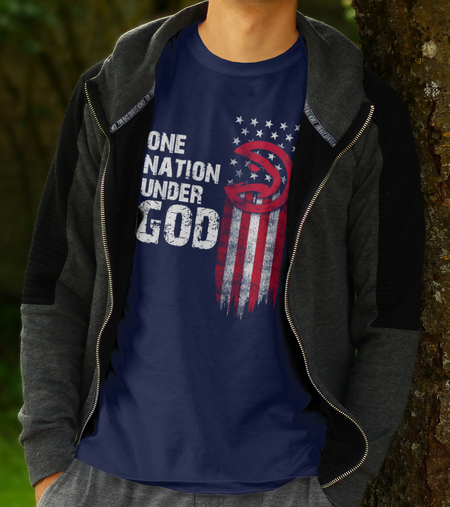 One Nation Under God Atlanta Hawks T-Shirt