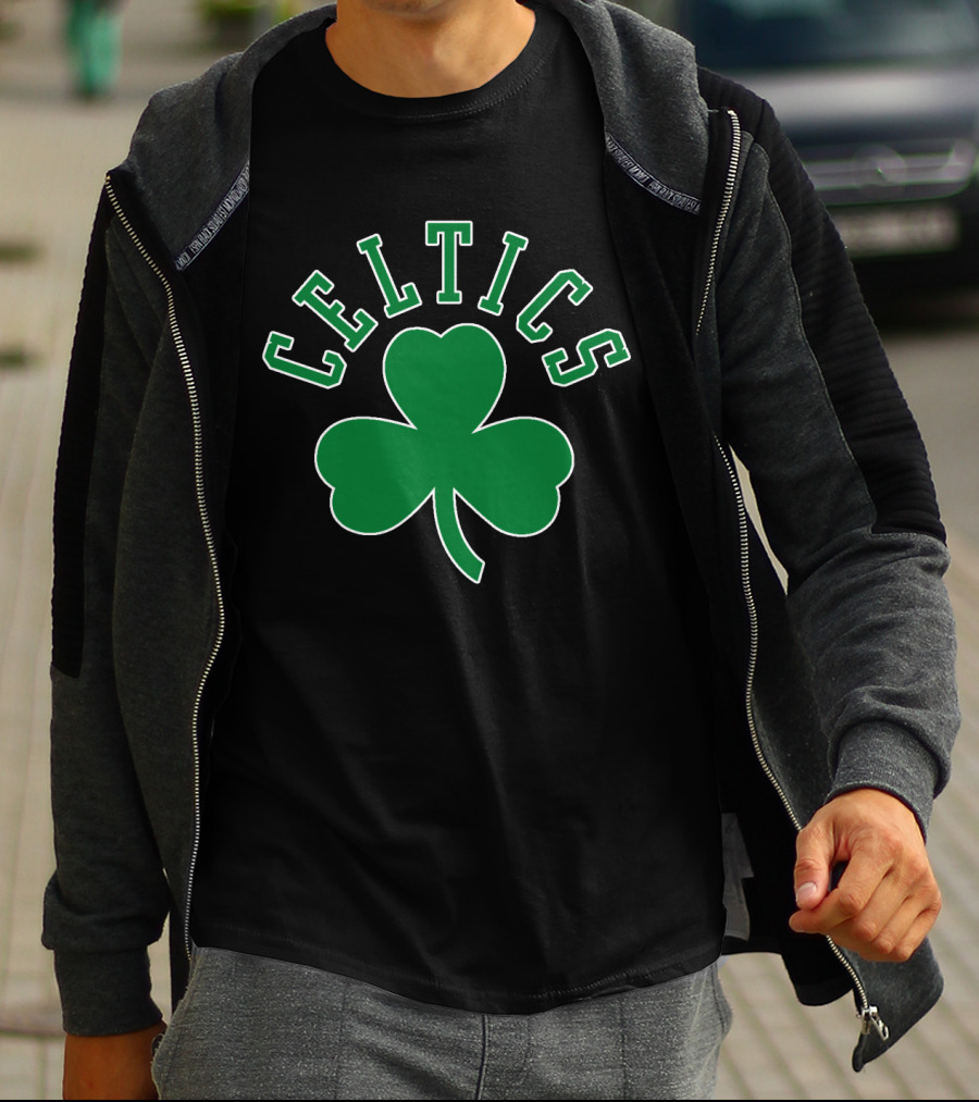 Boston Celtics Celtics Shamrock Iconic Nba Team T-Shirt